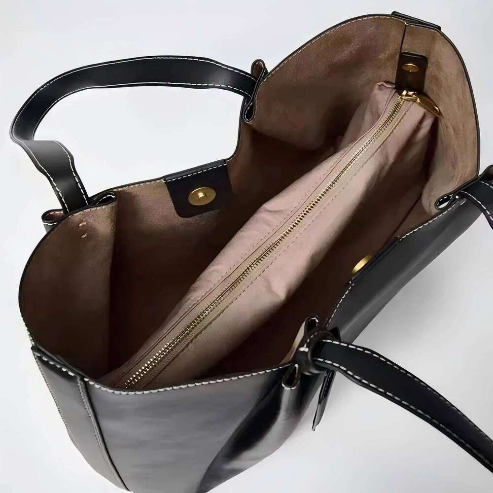 CLIP TOTE women's fashion luxury handbag design, pure color contracted and single shoulder BAG, senior PU leather handbags XJ260306