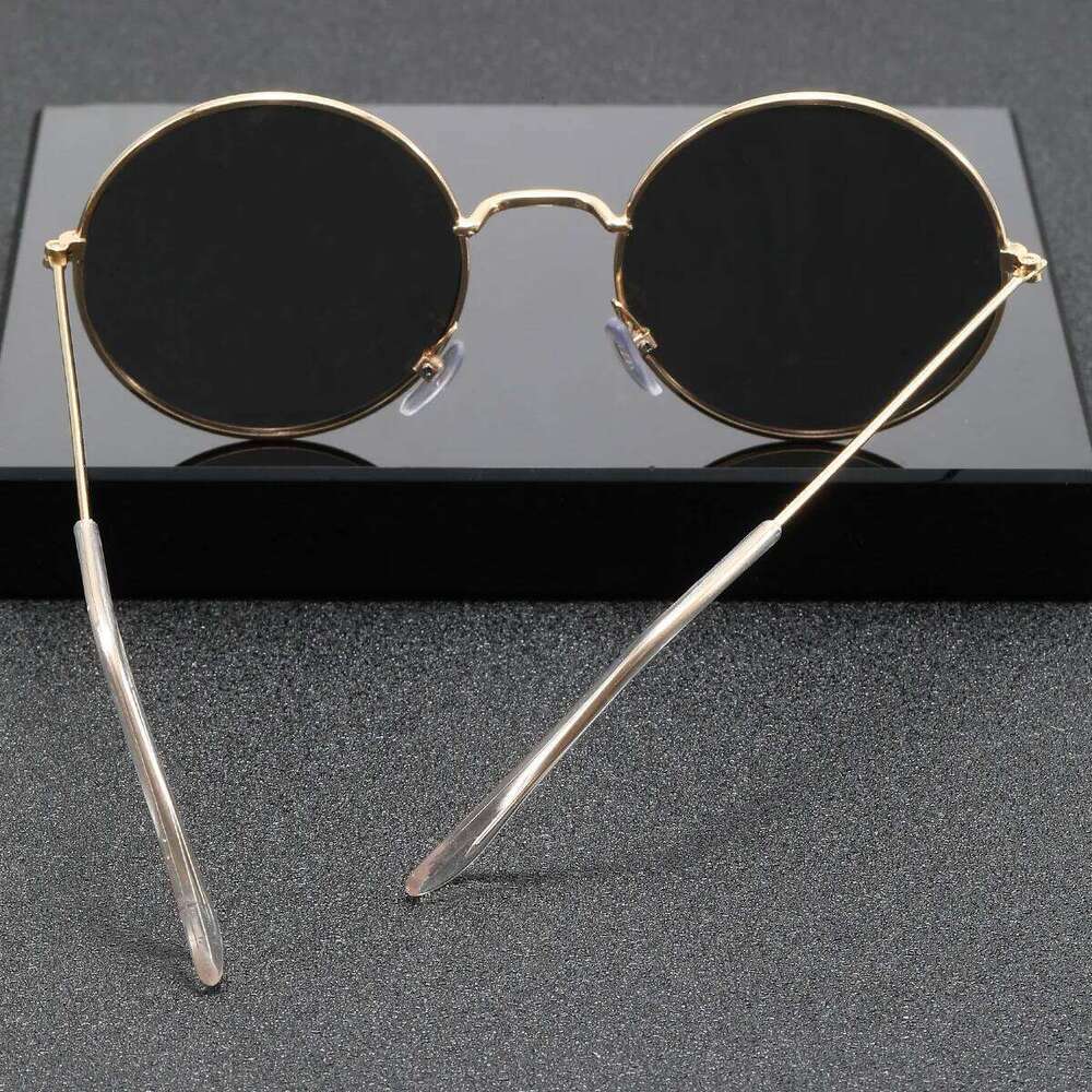 Retro Men Punk Style Sunglasses Colorful Round Frame Sun Glasses Women Fashion Eyeglass UV400 Driver Eyeglasses Z260306