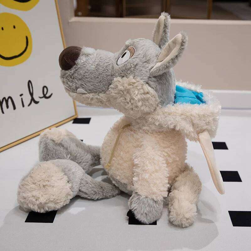 2Size New Camouflaged Plush Toy Sheepskin Muppets Sleep Pillow Wolf Doll In Sheep's Clothing Xmas Birthday Gifts R260908 - view 7