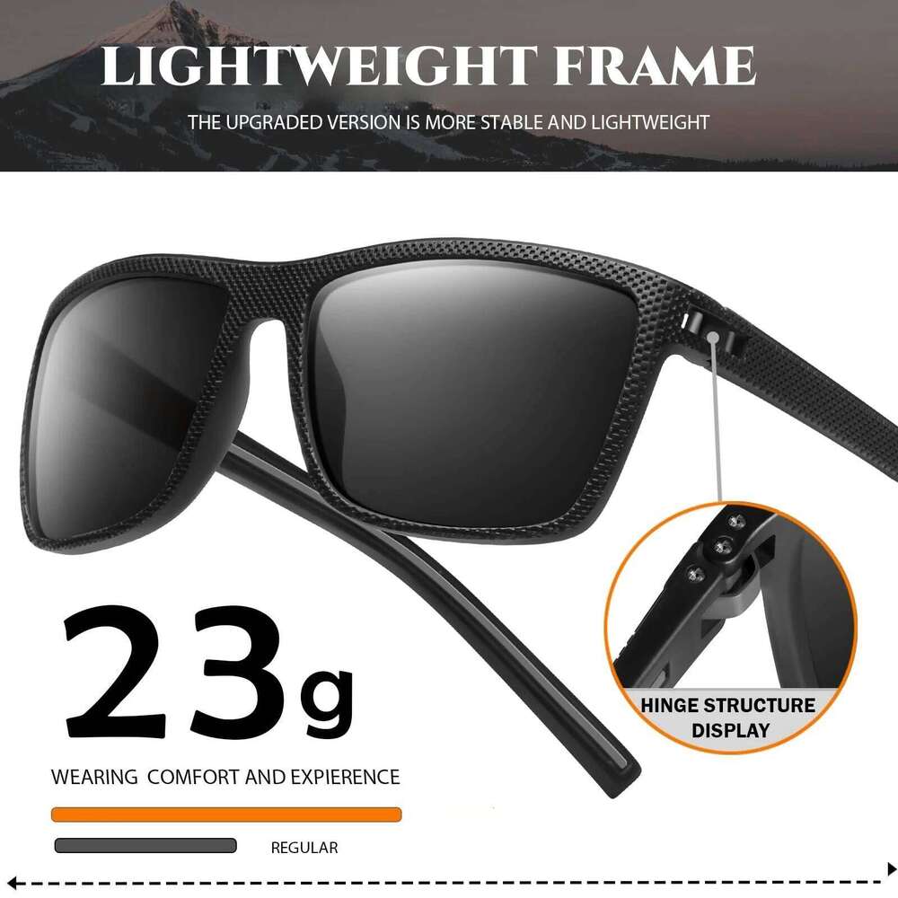 Premium Sports Sunglasses - Spring Hinge Design, UV400 Unisex Comfort Fit for Cycling, Fishing, Beach & Leisure Z260306