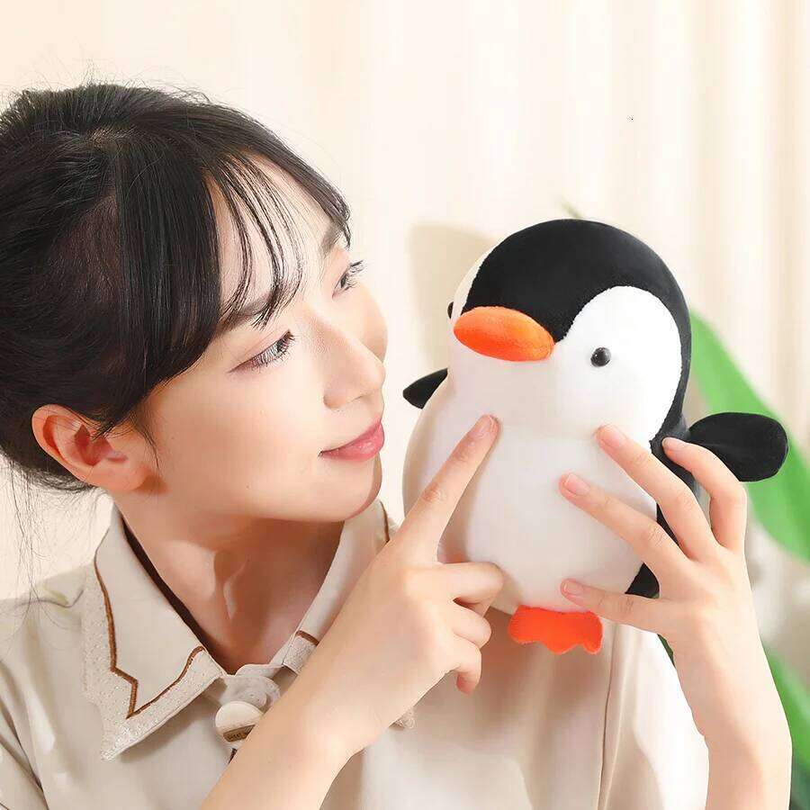Cute Penguin Brother Plush Pillow Stuffed Toy Children's Sleeping Companion Doll Birthday Gift R260908 - view 5