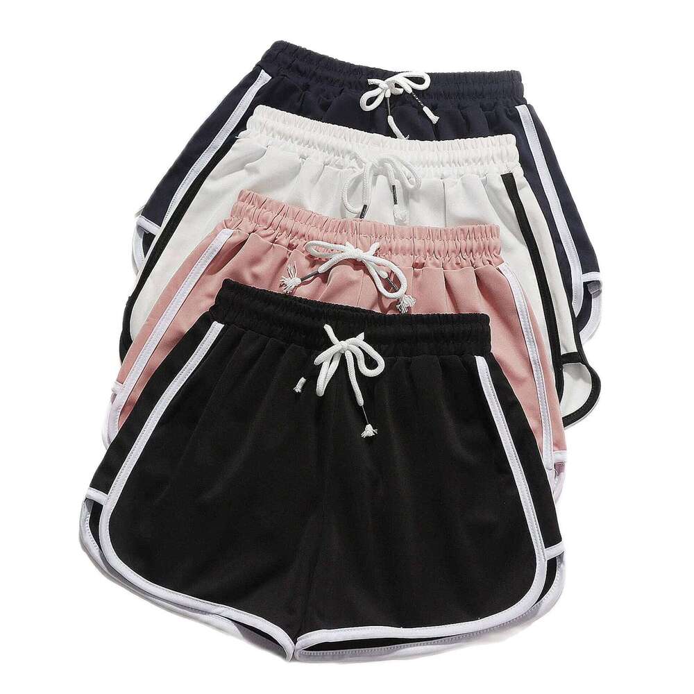 Korean of retro casual comfortable fabric elastic high waist women shorts XJ260306