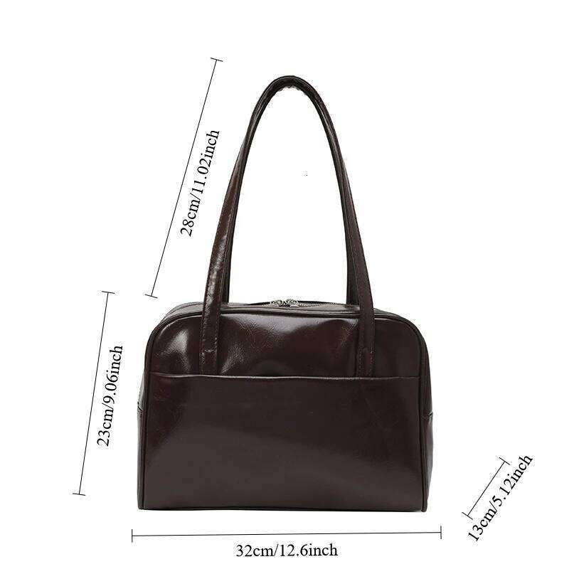 Vintage Designer Luxury Women Tote Casual Lage Capacity Female Shoulder Bag High Quality PU Leather Ladies Handbags XJ260306