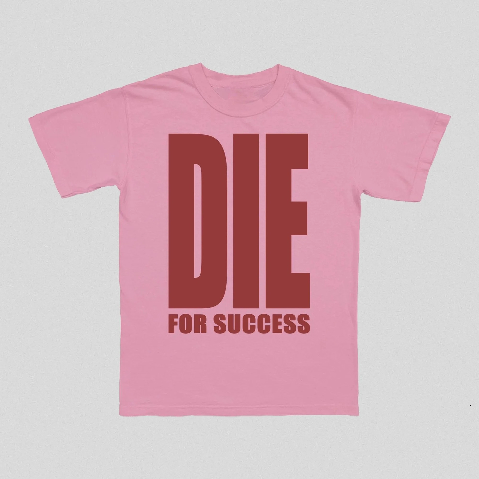 Y2K Harajuku Die for Success T-Shirt for Men Hip Hop Streetwear O-Neck Short Sleeve T-shirt Rock Goth Vintage Casual Tops 260305