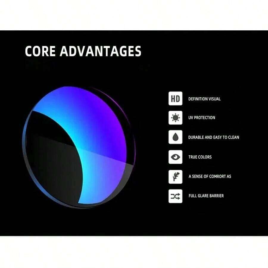 Fashion Yellow Night Vision Anti-Glare Sunglasses UV Protection Polycarbonate for Men Women Driving Fishing Beach Goggles Z260306