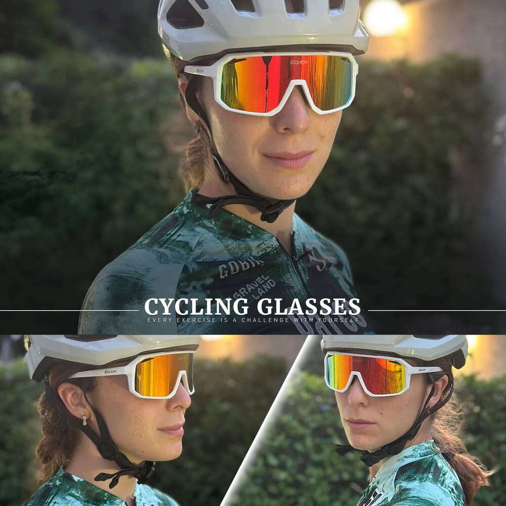 SCVCN MTB UV400 Goggles Bicycle Riding Fashion Sunglasses Street Outdoor Cycling Glasses Sports Bike for Men Eyewear Z260306