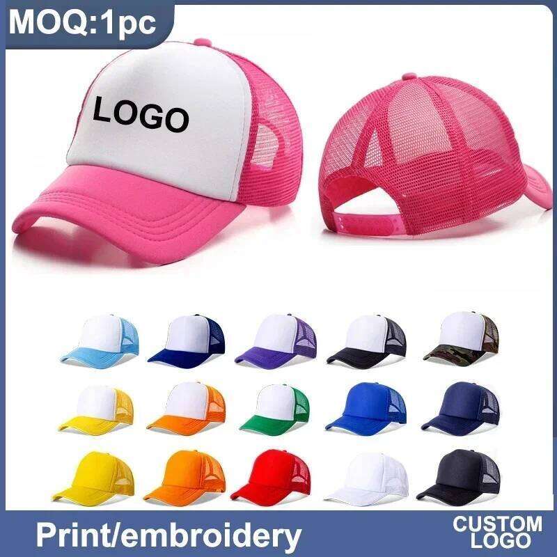 Customized embroidery Logo baseball hat trucker cap for Team ,Sports Y260304