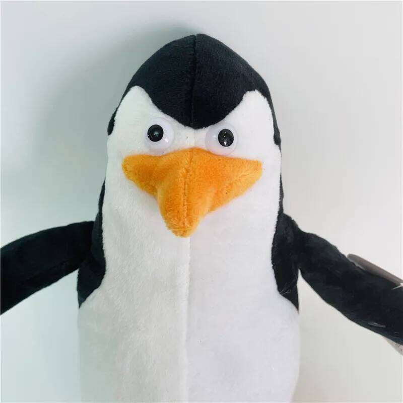 20-35CM 6 Styles Madagascar Plush Toys Stuffed Soft Animal Dolls Giraffe Hippo Lion Penguin Zebra Lemurs Figure Gift for Kids R260908 - view 5