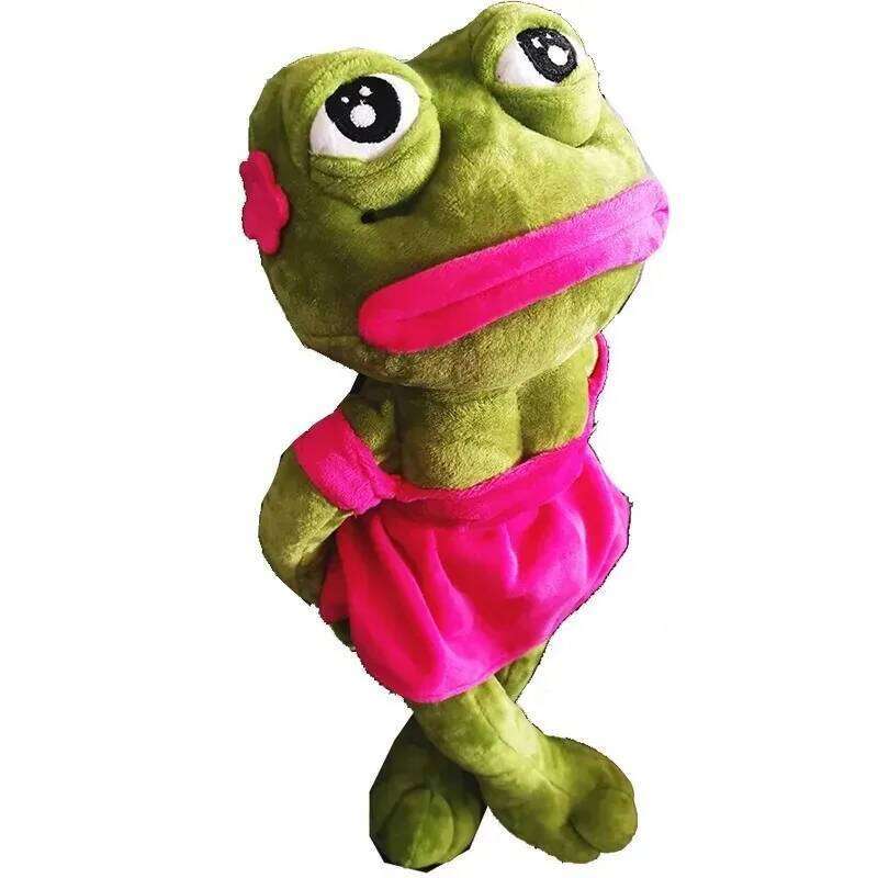 45cm Toy Soft Stuffed Pillow Expression Pepe The Sad Frog Animal Plush Doll Birthday GIfts For Kids R260908 - view 6