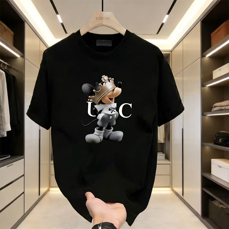 Designer Brand Luxury Mens T Shirts Soft Cotton Short Sleeves T-shirts Summer Casual Comfort Men's Clothing Apparel Tees Tshirts Black White Green Red S - XXXXXL