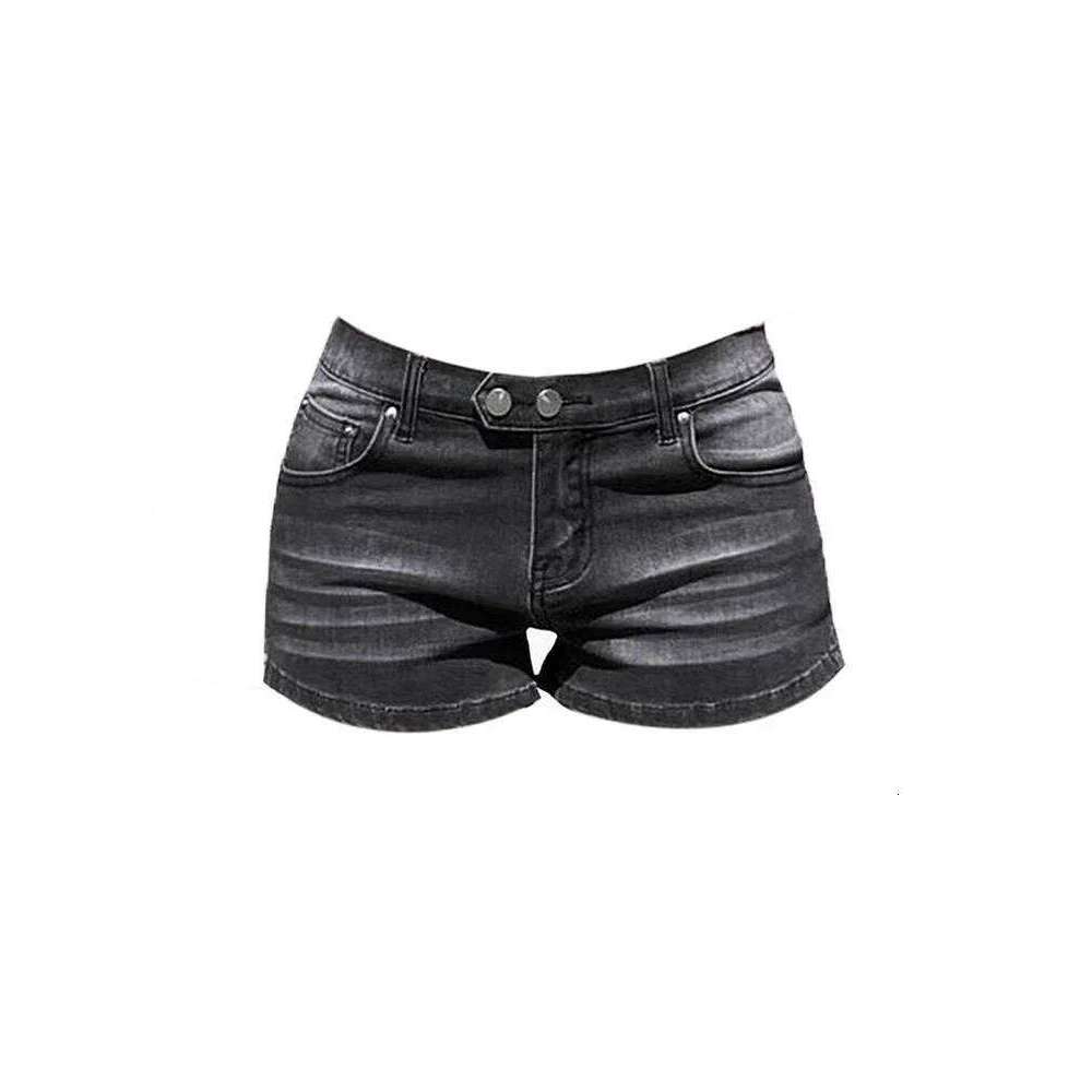 Vintage Sexy Low Waist Mini Denim Women Streetwear Summer 2000s 90s Y2k Jeans Shorts Harajuku Cowboy Short Pants Clothes XJ260306