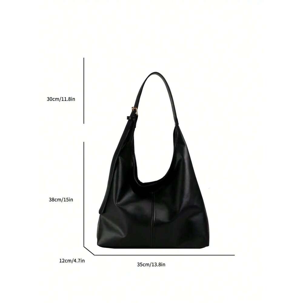 Vintage Large Capacity Shoulder for Women with Soft Solid Crossbody Bag XJ260306