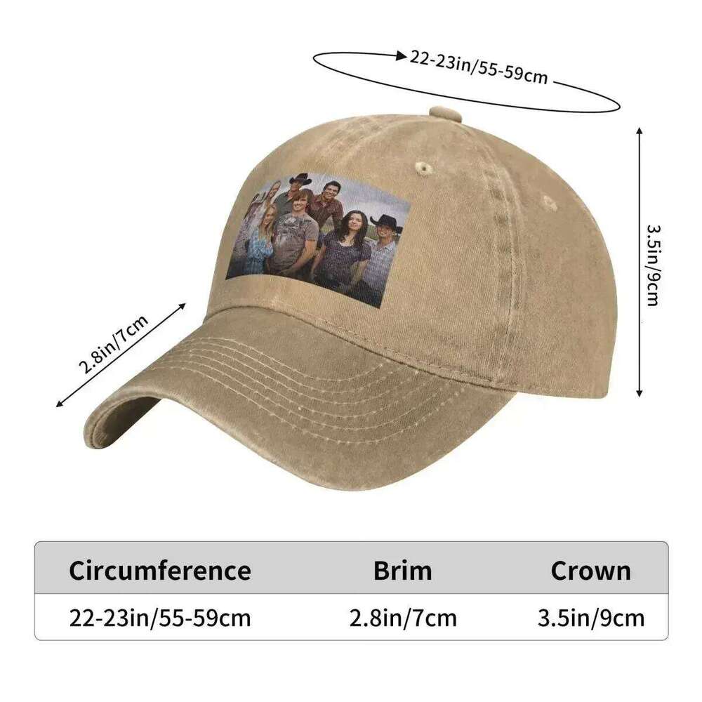 2023 New Heartland Cowboy Hat Rave Icon Golf Wear Men Cap Luxury Brand Women's Y260304
