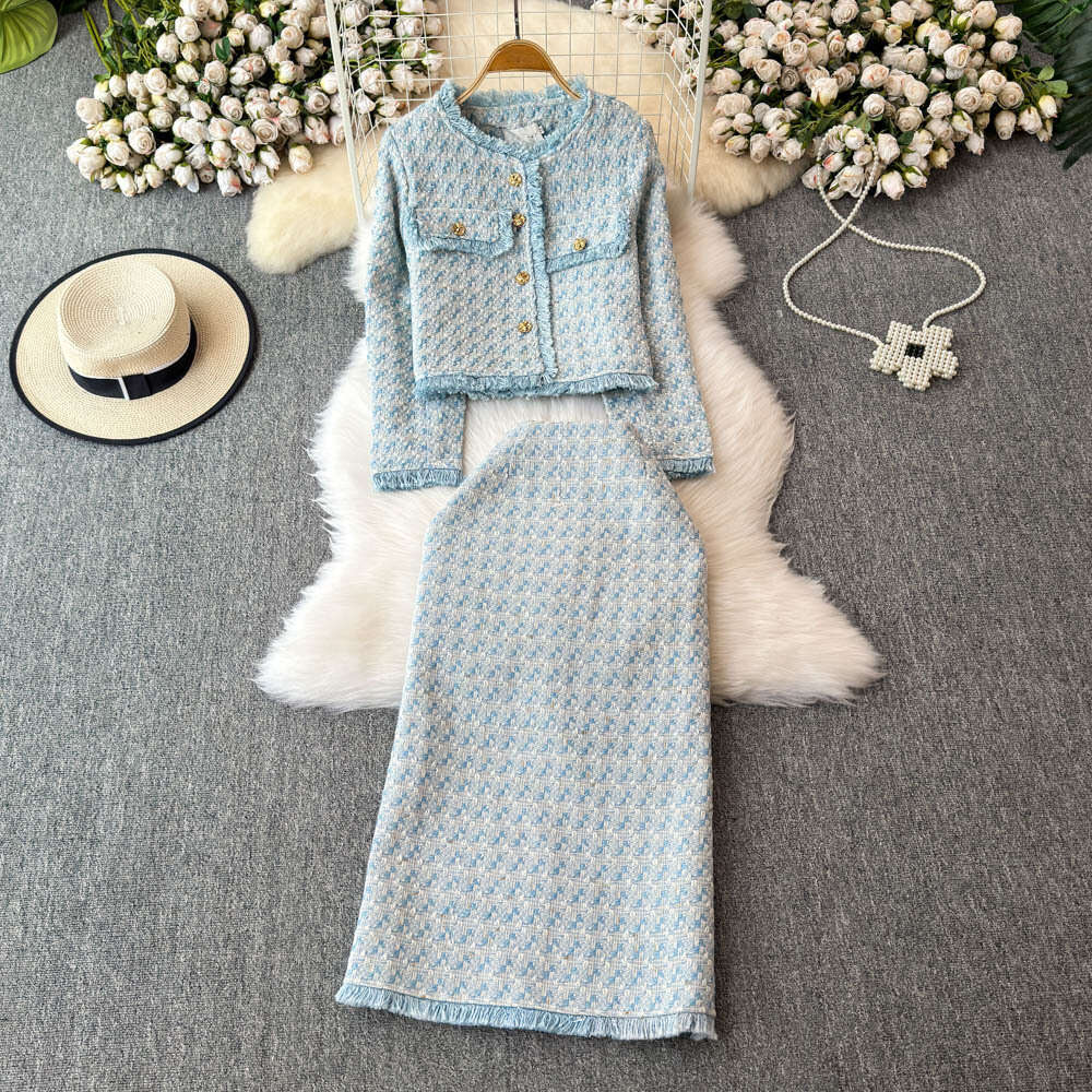 Style women's clothing 2026 new popular style with A13 high-end sense, fashionable, beautiful and sweet girl style skirt two-piece set