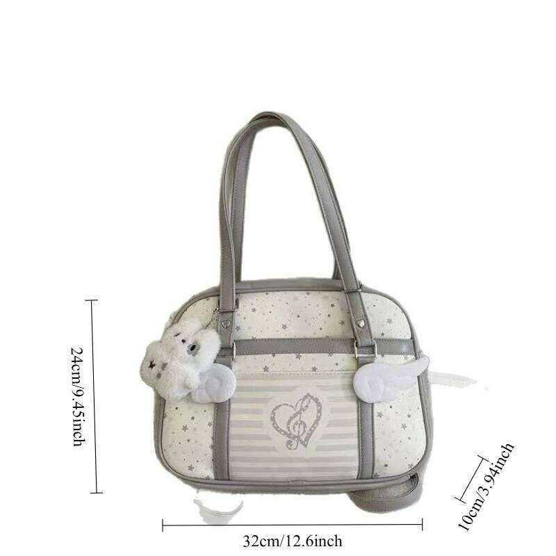 Autumn Japanese Messenger Shoulder Large Capacity Office Commuter for Women Textured Casual and Simple Style School Bag XJ260306