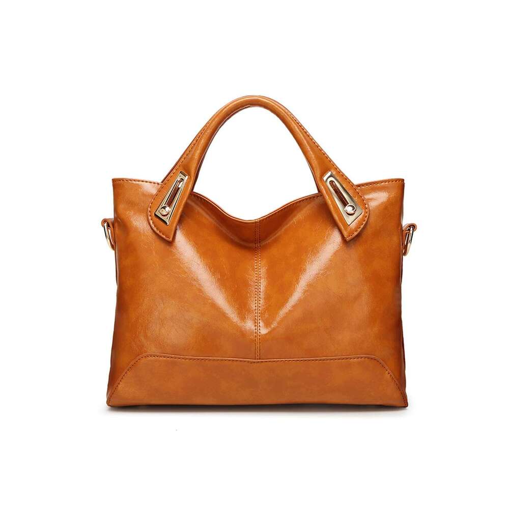 Large-Capacity New-Style Fashionable Solid-Color Versatile Retro Women's Minimalist Handbag with Adjustable Shoulder Strap XJ260306