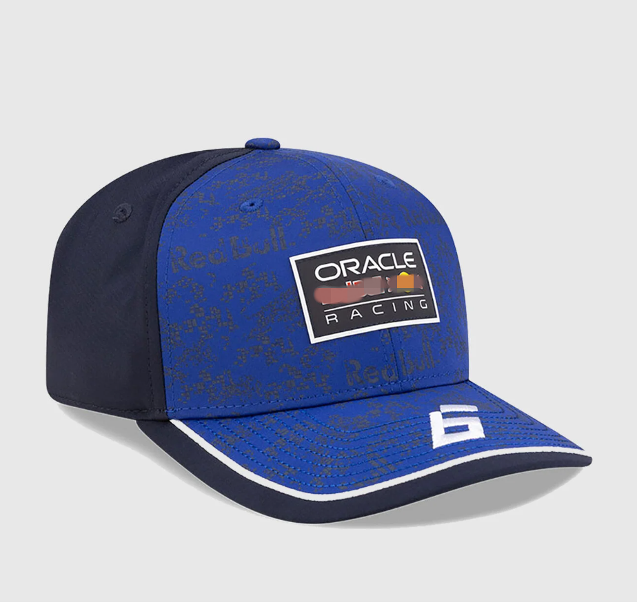 Oracle Red Bull Racing Isack Hadjar 9SEVENTY Cap Baseball Formula 1 Driver New Curved Brim F1 Collection Men Women Fans Embroidery Cap Summer Sun Hat