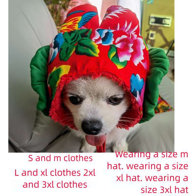 Famous brand New Year Outfit Pet Clothes Small Medium Large Dogs French Bulldog Autumn Winter Cat Apparel Dog Supplies Clothing pupakaIK