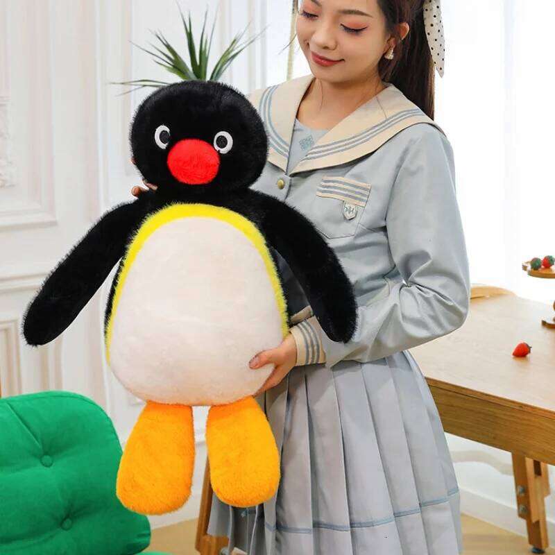 45/60/85cm movable joints Plush Toy Pingu Kawaii Penguin Stuffed Doll Cartoon Animal Cute Home Decor Kid Birthday Gift R260908 - view 6