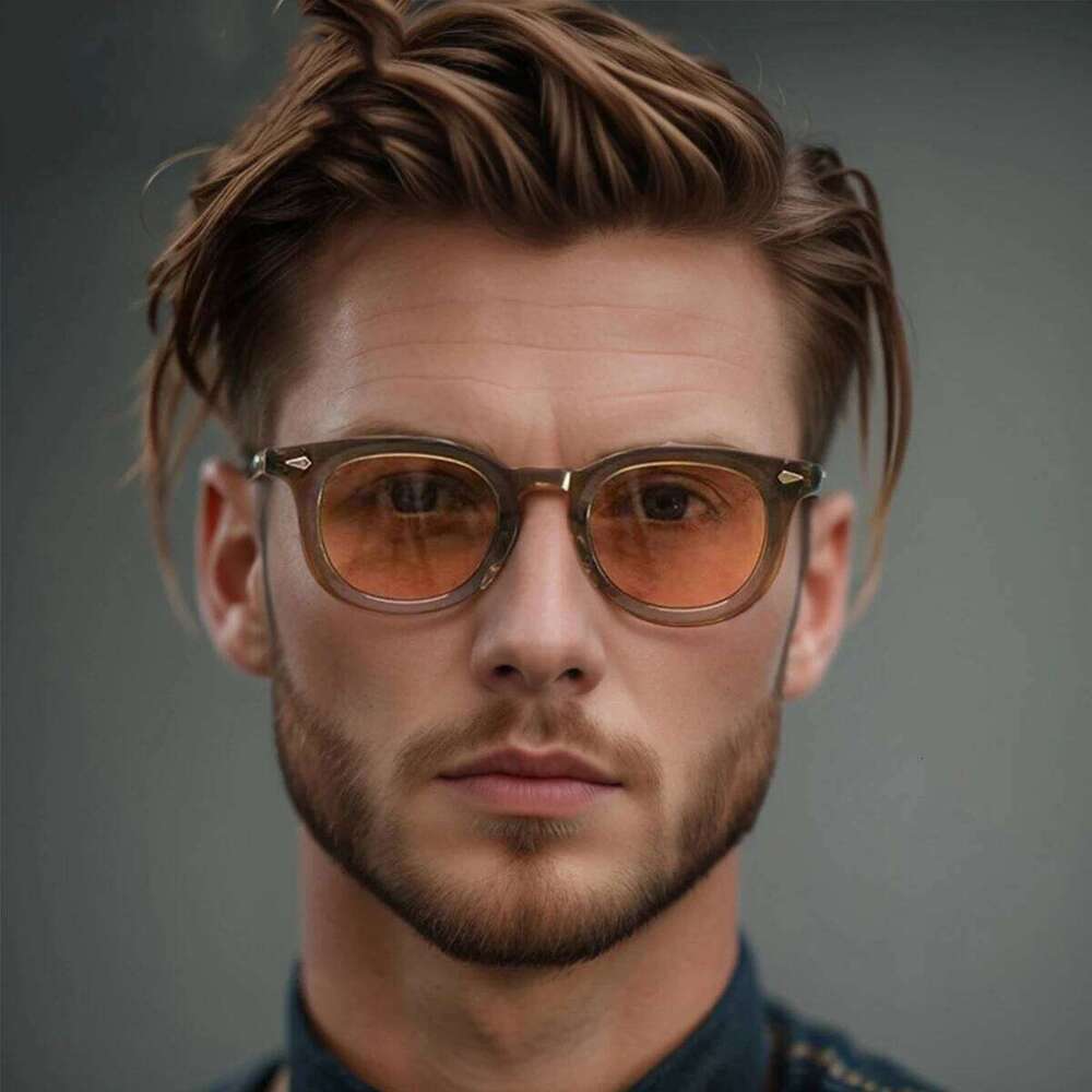 New Vintage Round Sunglasses Women Men Brand Circular Sun Glasses Oval Eyewear Oculos De Sol for Male Female Eyeglasses Z260306