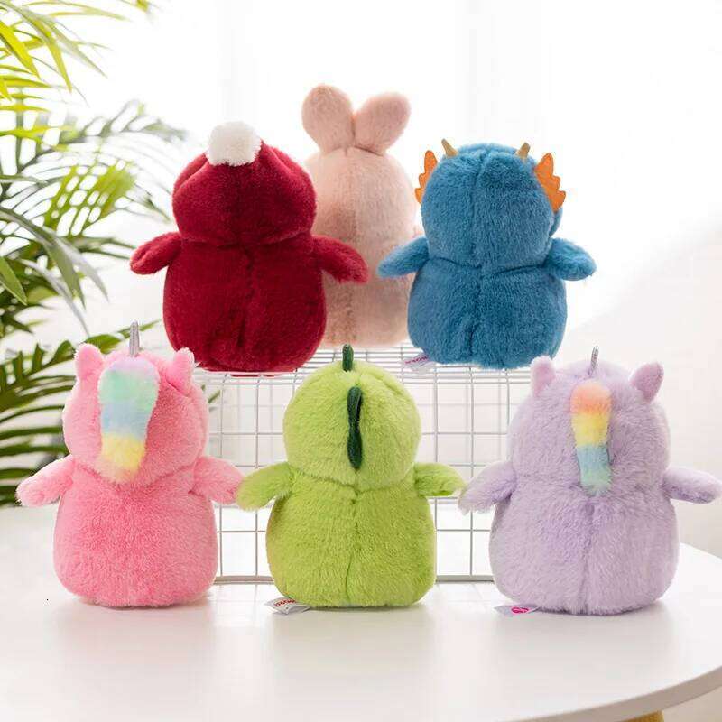 20cm Kawaii Christmas Penguin Transform Animal Unicorn Dinosaur Plush Toy Home Decor Gift For Boys And Girls R260908 - view 7
