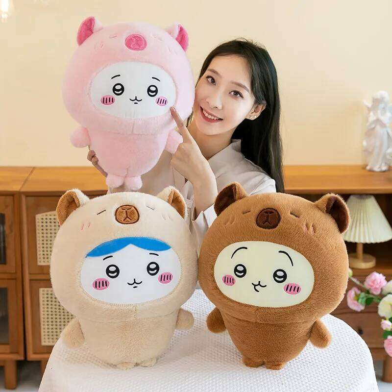 1pc 25cm/9.84in Cartoon transforms into capybara Ussage cute Giy Hachi plush machine doll gift R260908 - view 3