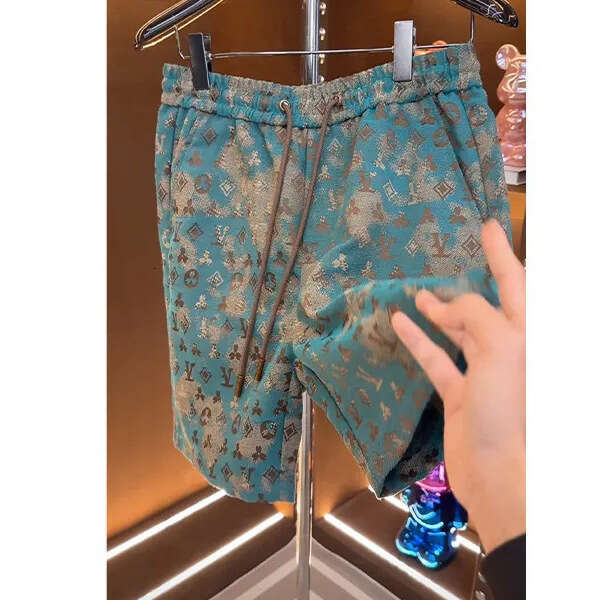 Men's Summer Printed Trendy Fashion Casual Sports Versatile Thin Slim Dopamine Beach Five-Point Shorts Luanyun Luanyun