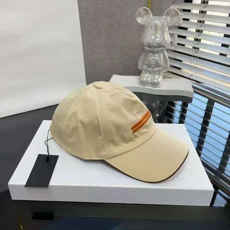2025 New Embroidery baseball cap embroidered duck tongue for men women, fashionable and versatile horizontal bar sun hat Y260304
