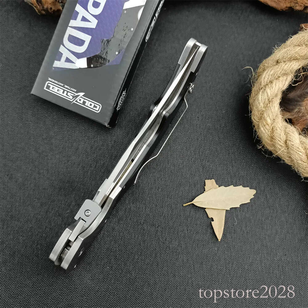 Cold 62NCX Extra Large pocket knife Espada Pocket Folding Knife CTS-XHP Blade Polished G10 Handles with Aluminum Bolsters Outdoor Tacticals Hunting Ca