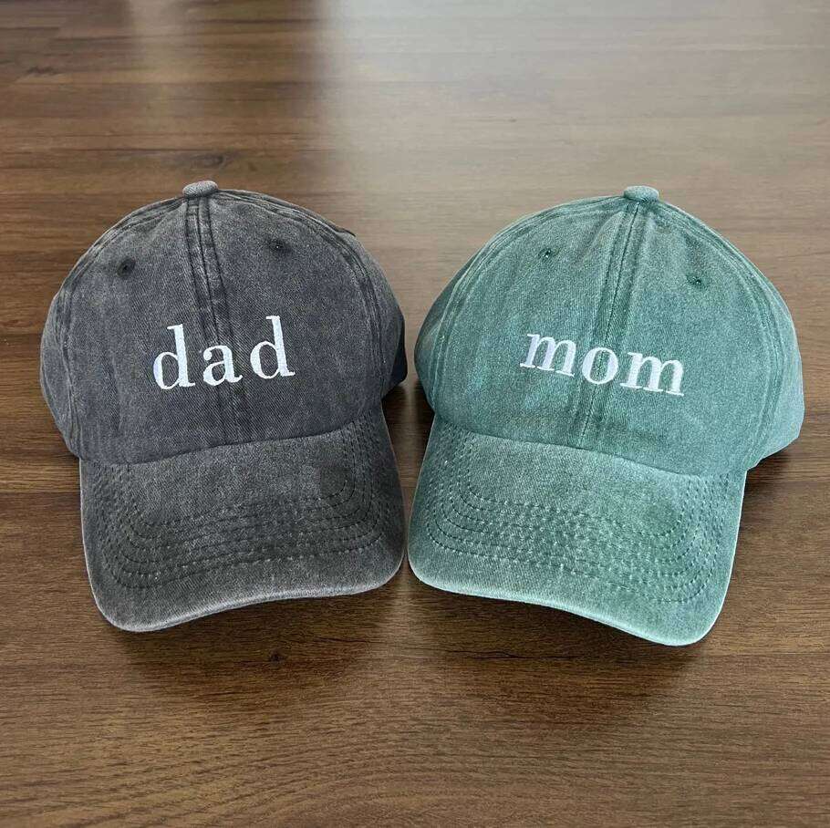 Custom Embroidered Grandpa Cap With Date, Vintage Baseball Hat, Daddy Est Year Shirt, Christmas Gift For New Dad Y260304