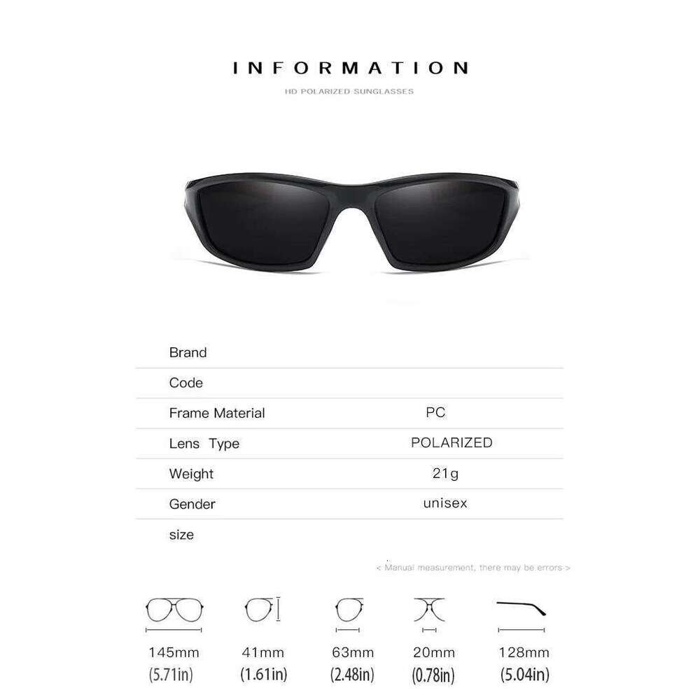 Polarized Sunglasses Men Women Outdoor Sports Riding Cycling Fishing Running Rayed Hiking Classic Goggles Z260306