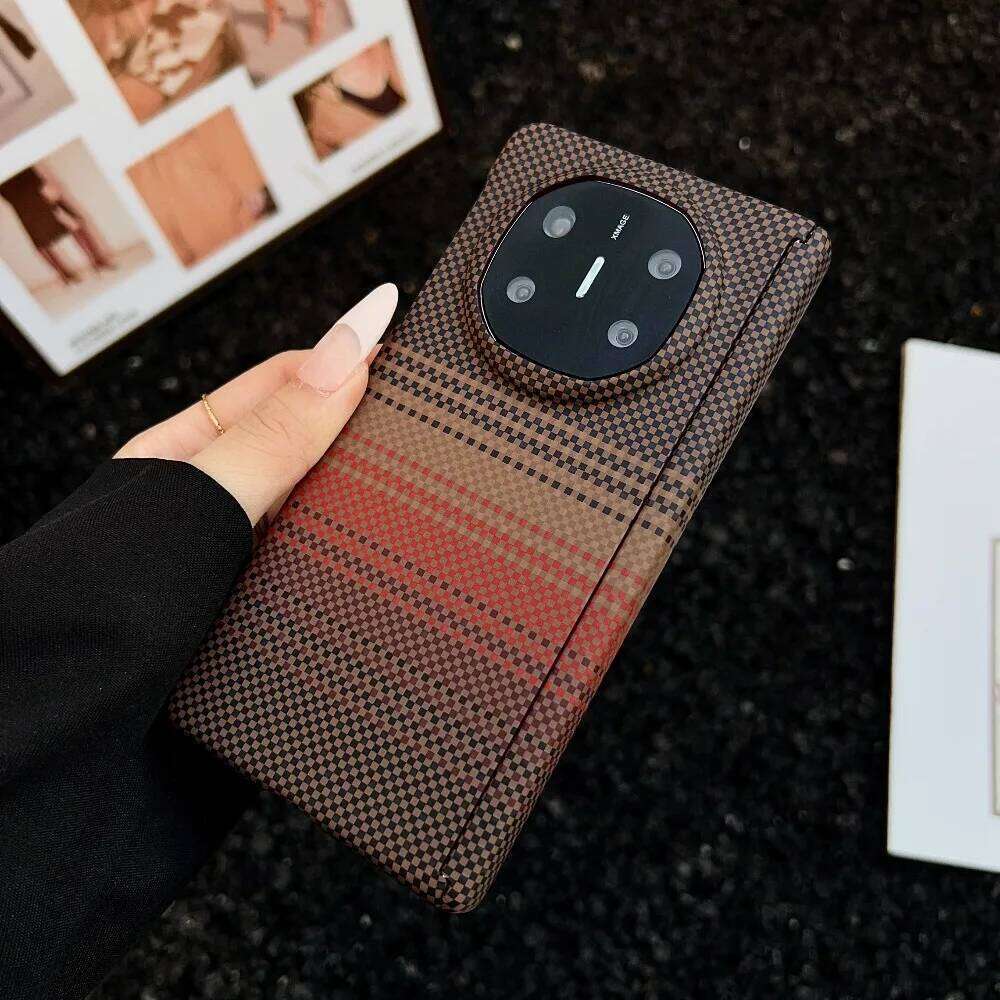 High Quality Carbon Fiber Kevra Phone Case Honor Magic V5 V3 VS3 Ultra Thin For Wireless Charge Hinged Protect Cover H260305