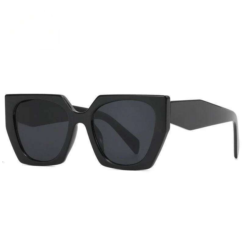 Irregular Square Large Frame Men's Retro Modern Cat Eye Sunglasses, Women's Sun Visors Z260306