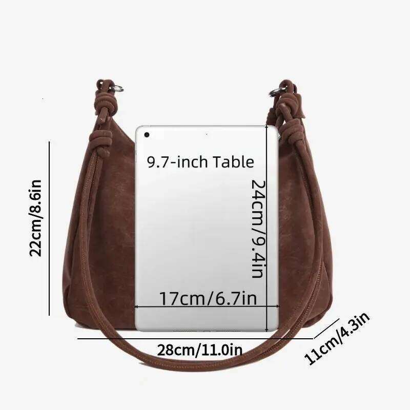 New 2025 Fall Winter Women's Tote Bag, Faux Suede Crossbody Shoulder Handbag, Spacious & Stylish Purse for Daily Work XJ260306