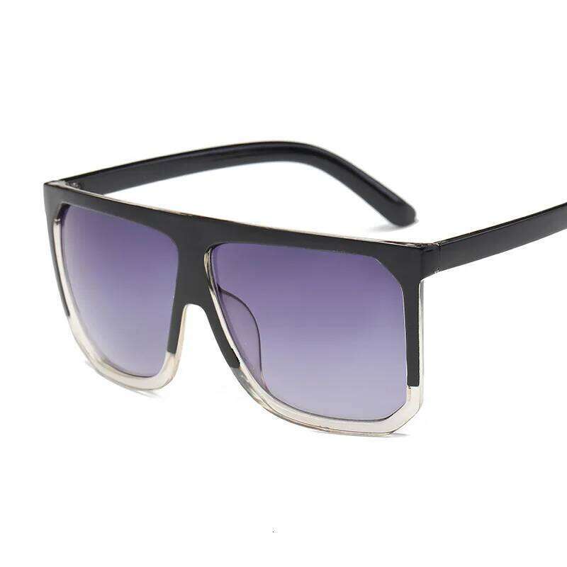Fashion Brand Oversized Sun Glasses Female Black Brown Shades for Men Ladies Lunette Femme Oculos Sexy Square Sunglasses Women Z260306
