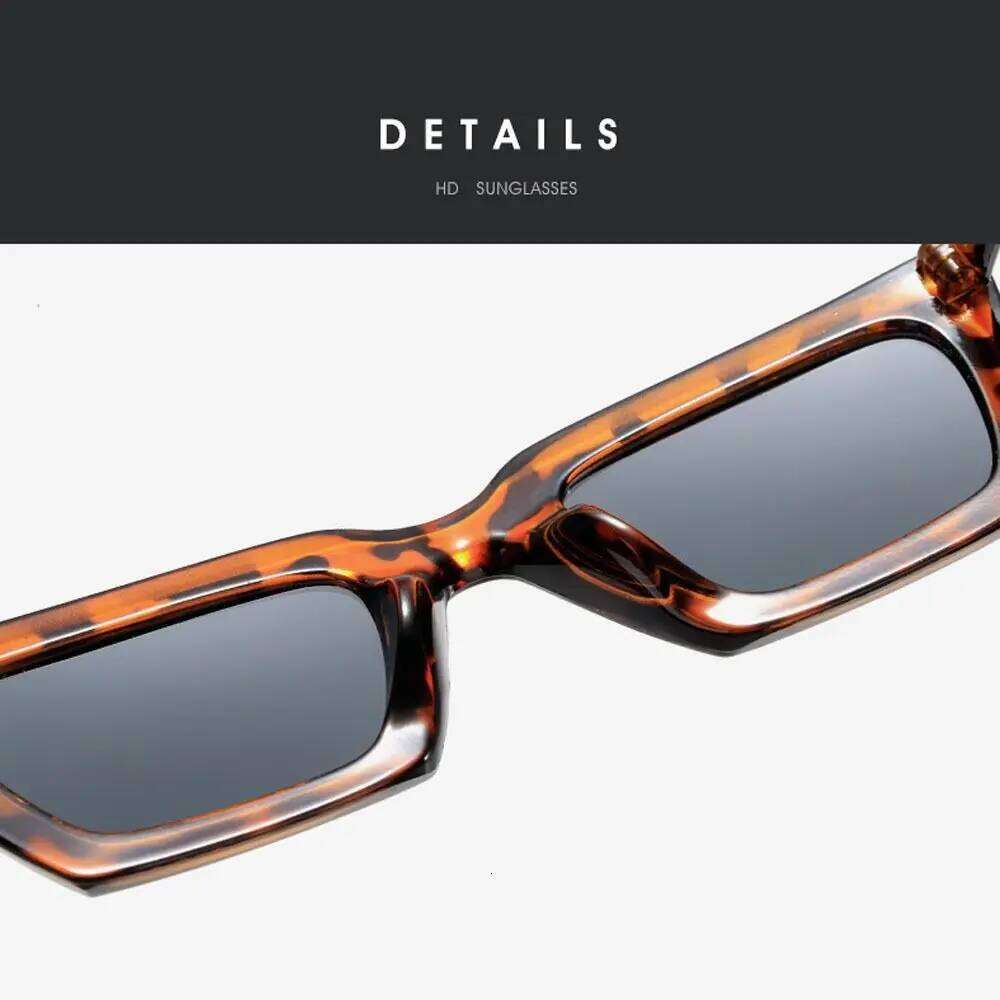 Punk Square Frame Sunglasses Sun-Protective Street Style Driving Glasses Summer Decoration Outdoor Accessories Z260306