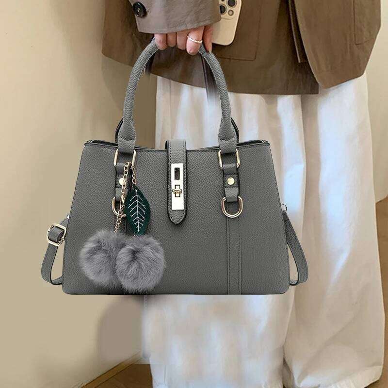 Fashion Women Shopper Totes Solid Color PU Leather Large Capacity Handbag Ladies Luxury Designer Crossbody Shoulder Bag XJ260306