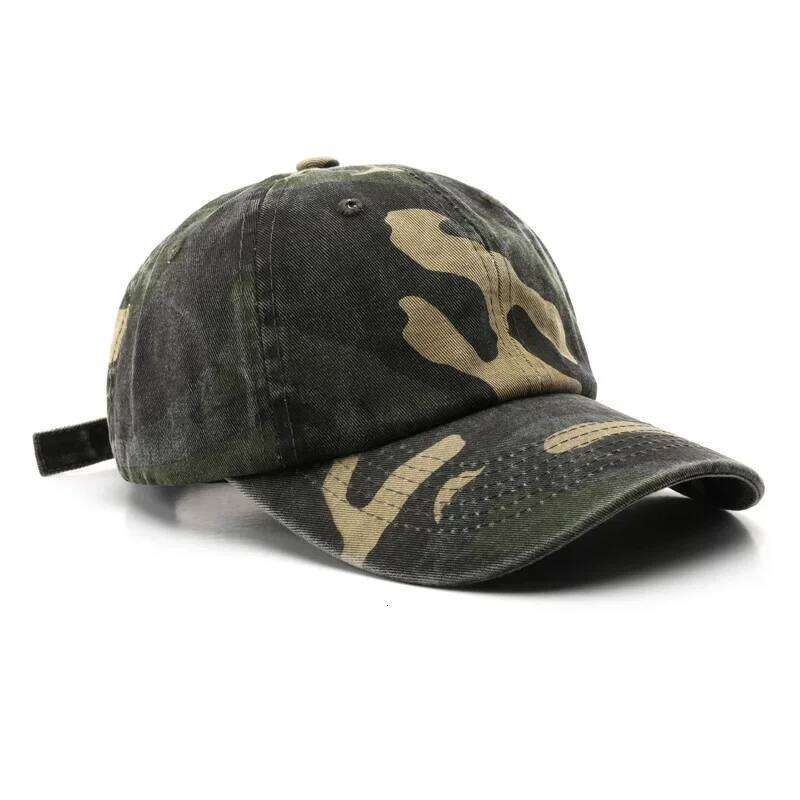 Japanese Style Street Tide Brand Soft Top Camouflage Baseball Female Face Little Wild Peaked Cap Y260304