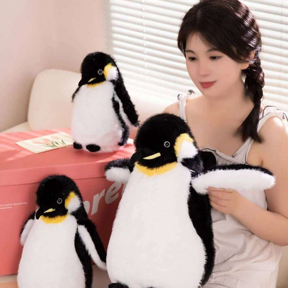 1pc 25cm/9.84in Simulated Penguin Plush Toy Doll Pillow Ragdoll Children's Girl Birthday Gift R260908 - view 4
