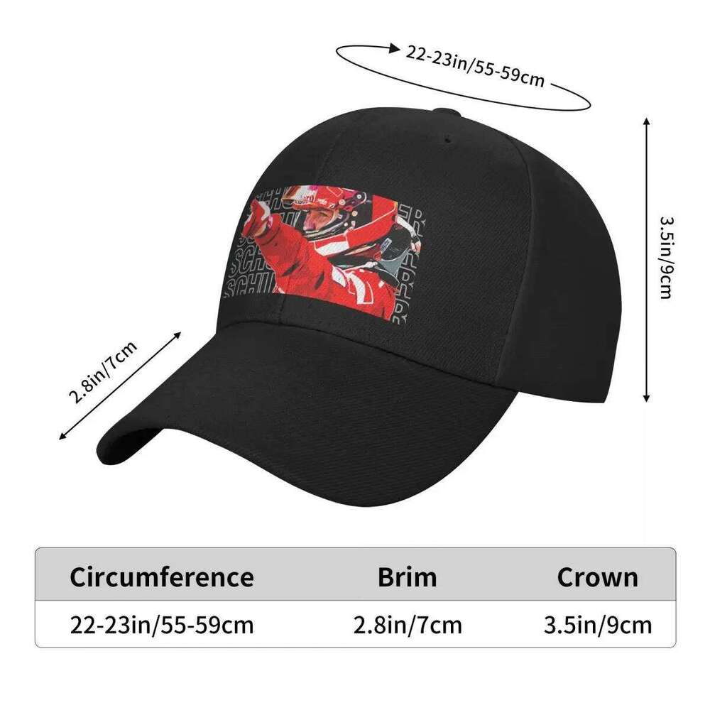 Michael Schumacher helmet F1 legend Baseball Golf Cap Vintage hats on offer Woman Men's Y260304