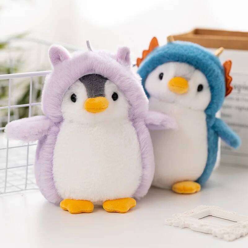20cm Kawaii Christmas Penguin Transform Animal Unicorn Dinosaur Plush Toy Home Decor Gift For Boys And Girls R260908 - view 4