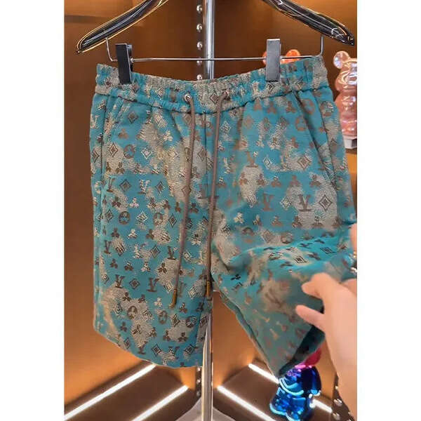 Men's Summer Printed Trendy Fashion Casual Sports Versatile Thin Slim Dopamine Beach Five-Point Shorts Luanyun Luanyun