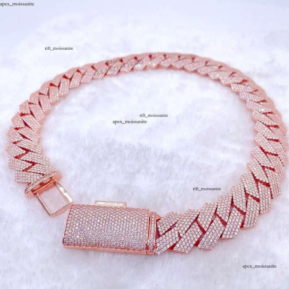 necklaces designer jewelry necklace cuban link Horizon Iced Out Pass Diamond Tester vvs Moissanite Jewelry Necklace chains for men moissanite chain gi