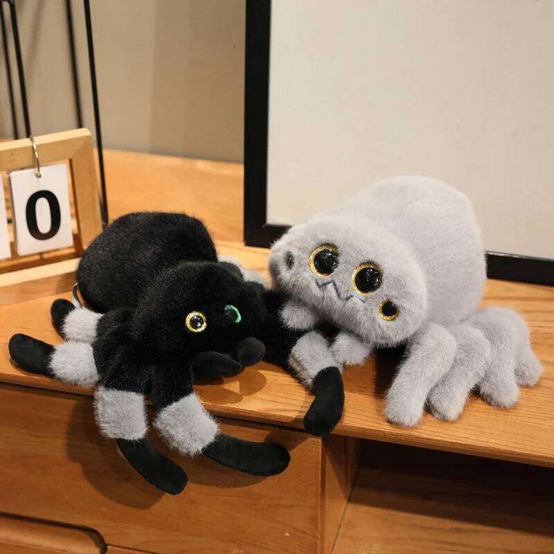 Kawaii Realistic Colorful Doll Poison Spider Plush Toys Children's Lovely Mischief Dolls for Kids Birthday Xmas Gifts W260306