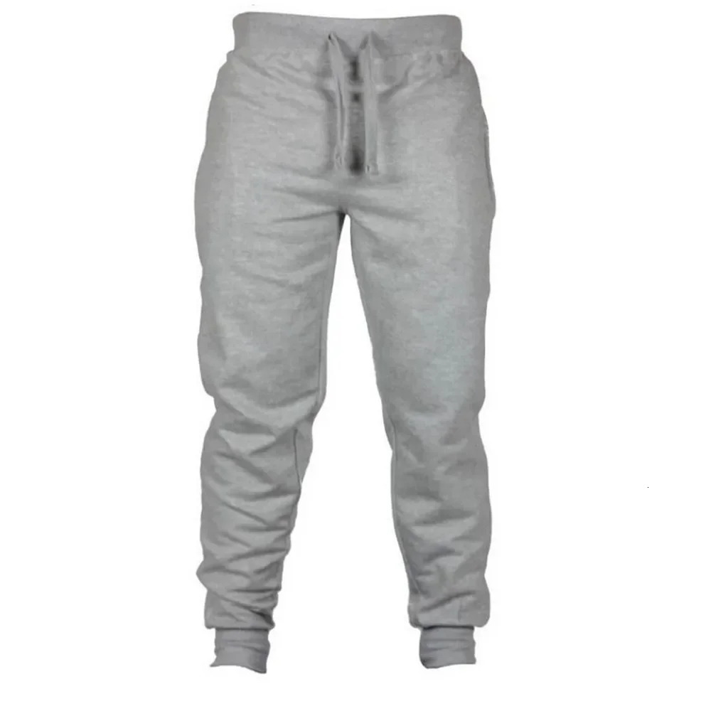 Autumn and winter Men Warm Casual Pants Fitness Sportswear Tracksuit Bottoms Trousers Black Gyms Jogger Pants 260227