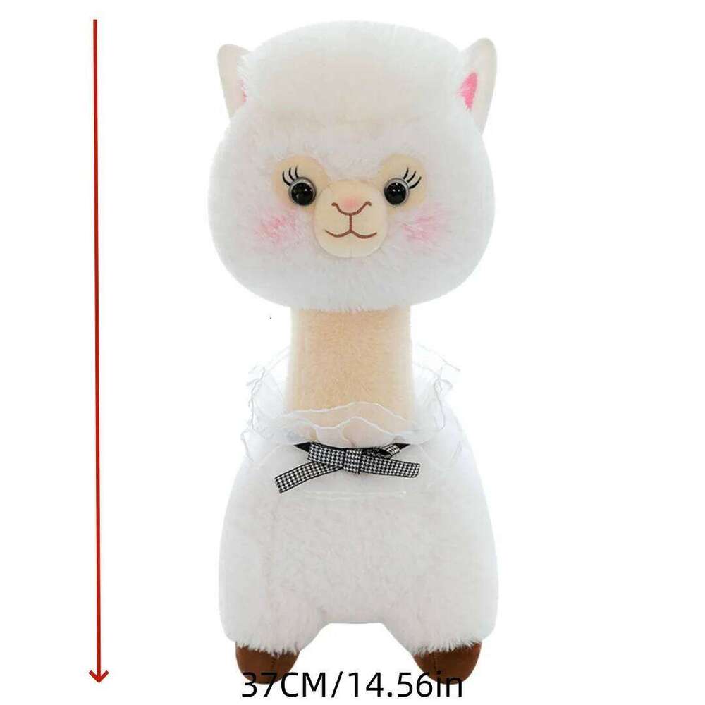 1pc 37cm/14.56in Cool carrot tail alpaca plush toy creative home ornament couple doll birthday gift R260908 - view 7
