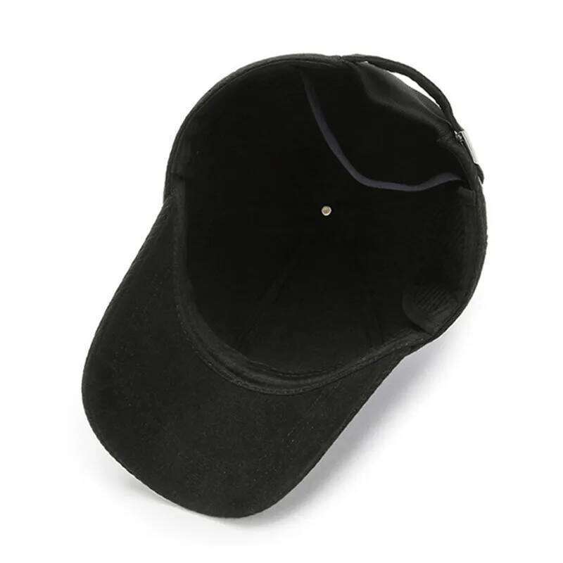 Men's Winter Hat Middle-aged Warm Ear Protection Thickened Baseball Caps Adjustable Size Men Earmuffs Hats Casual Sports Cap Y260304