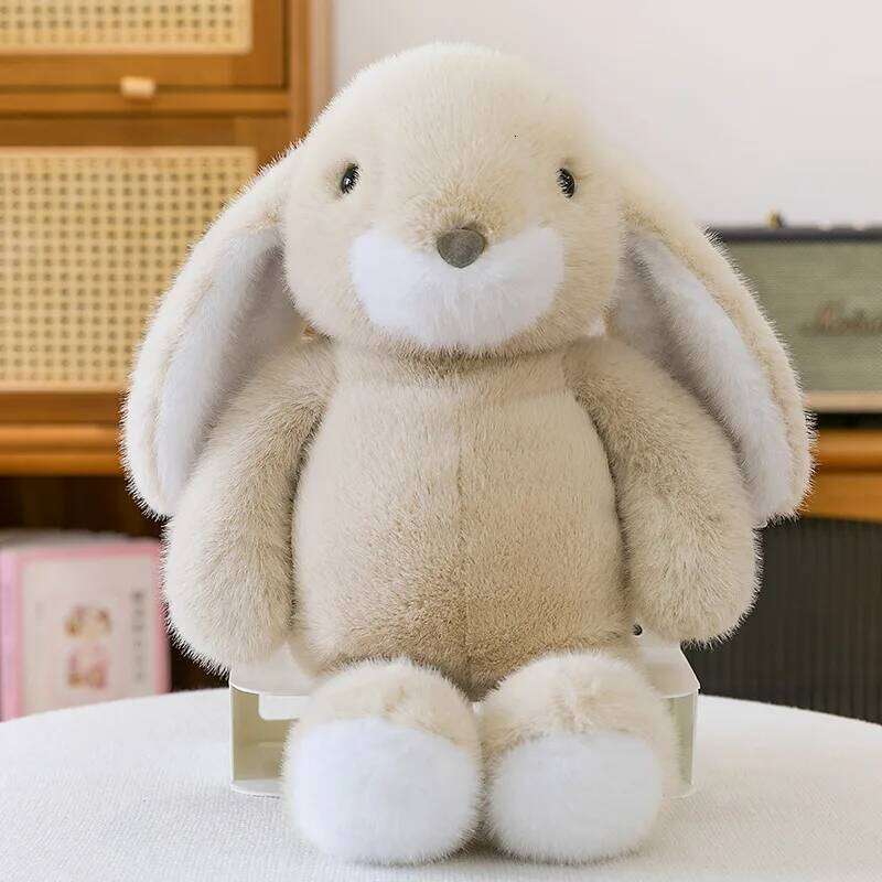 1pc 33cm/12.99in Cute little soothing white rabbit doll plush toy girls Valentine's Day gifts for children R260908 - view 6
