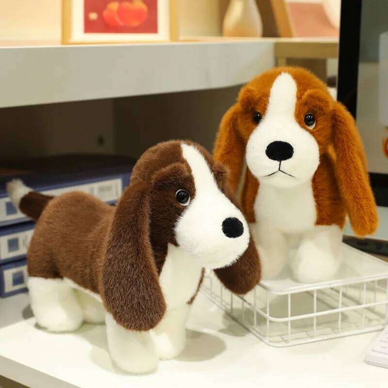 35cm Adorable Soft Lifelike Standing Dachshund Toys Cartoon Dog Plush Toy Funny Room/Desktop Decor Kid Gift R260908 - view 4