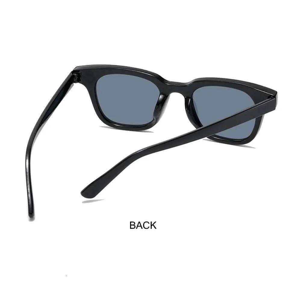 Retro Colorful Square Frame Sunglasses UV Protection Summer Shades Luxury Ocean Lens Sun Glasses for Women & Men Z260306